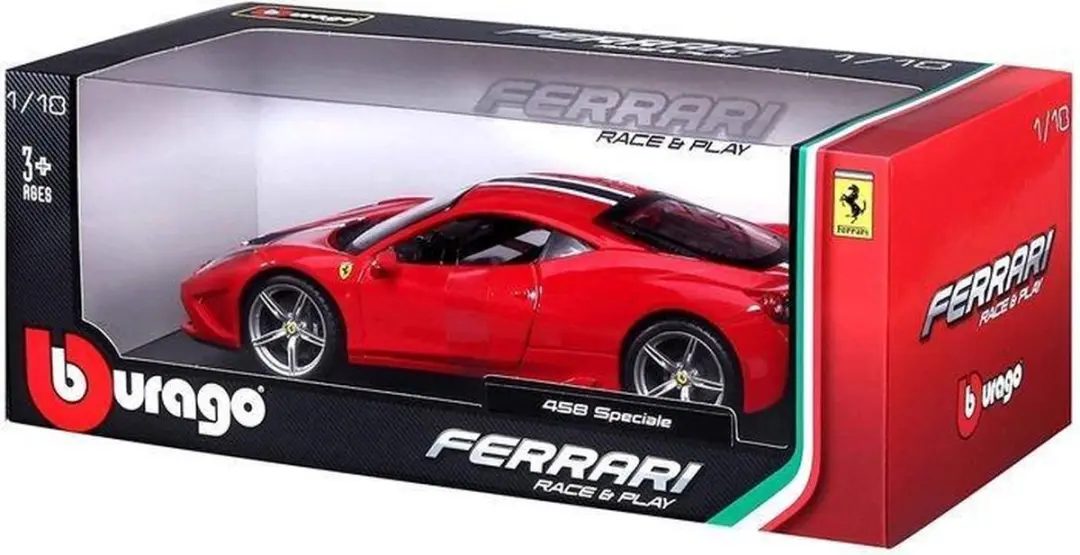 Ferrari 458 Speciale Modelauto 1:18 - Rood
