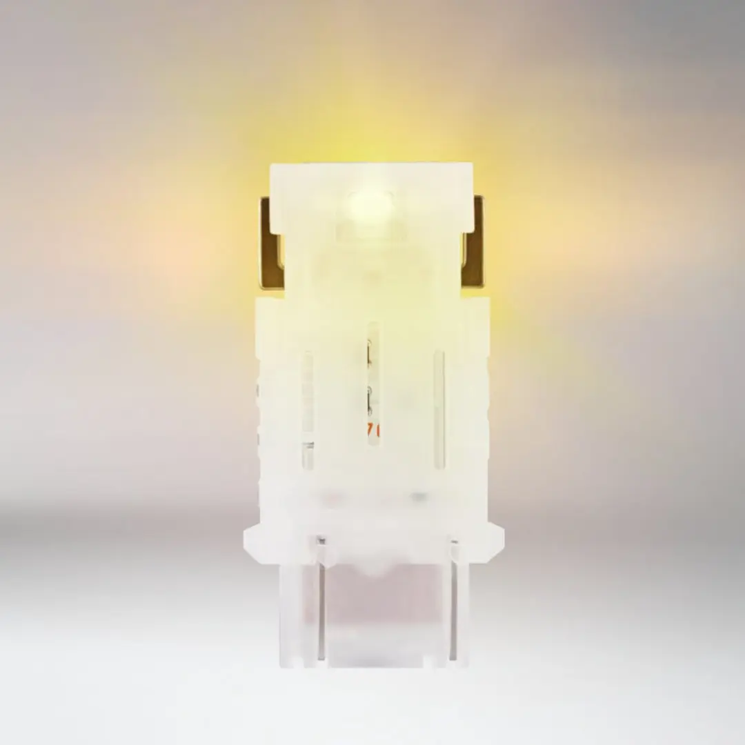 Osram P27/7W LED Retrofit Oranje 12V - 2 Stuks