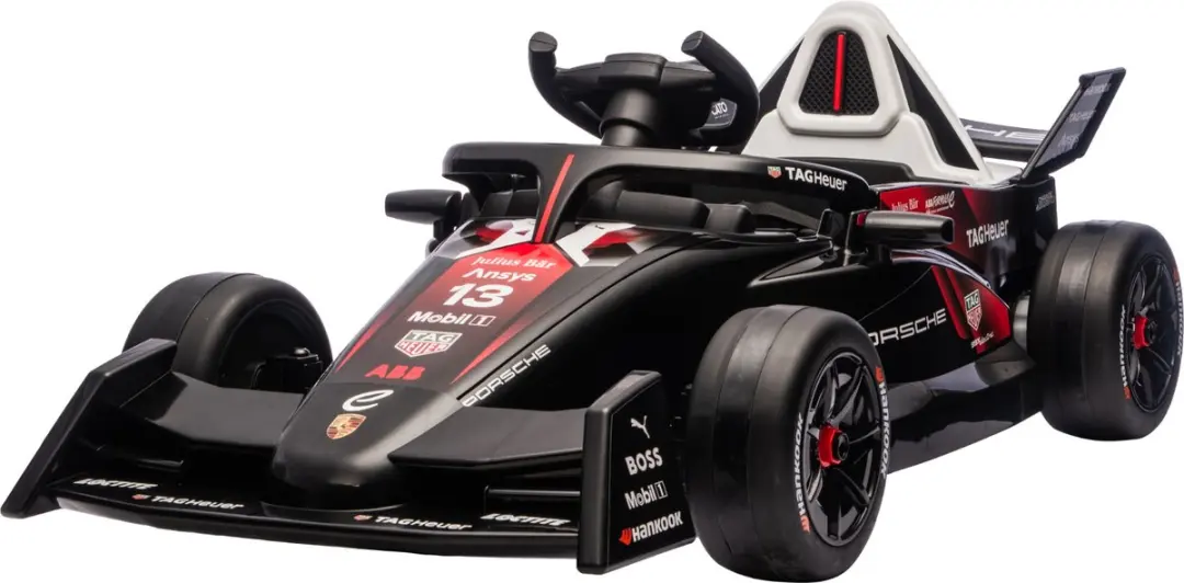 Eco Toys Porsche Formule E Kinderauto Zwart