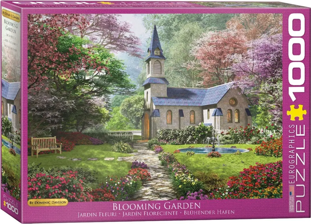 Eurographics Bloeiende Tuin Dominic Davison Legpuzzel 1000 Stuks