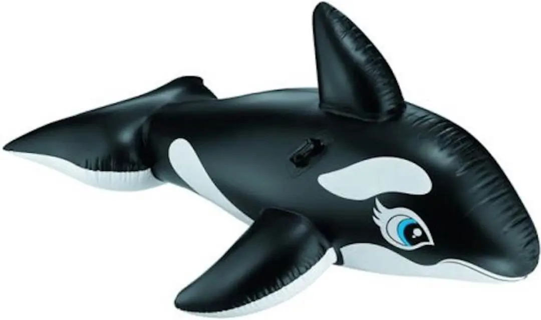 Intex Walvis Rideon 193x119cm Opblaasbare Orka - Multikleur