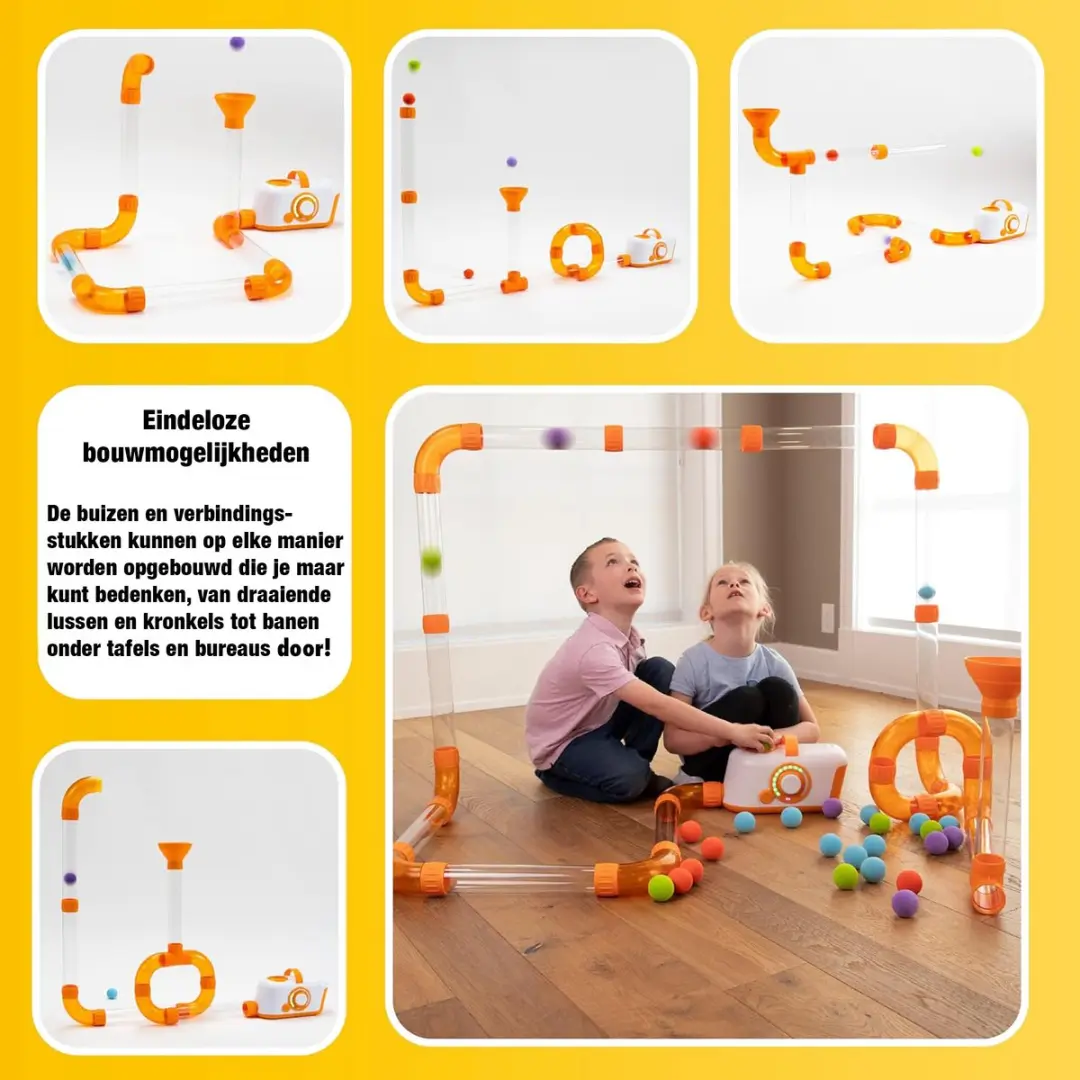 Tomy Air Toobz F4541ML2 Speelgoed - Bouwset met luchtkracht - 6 Spelers