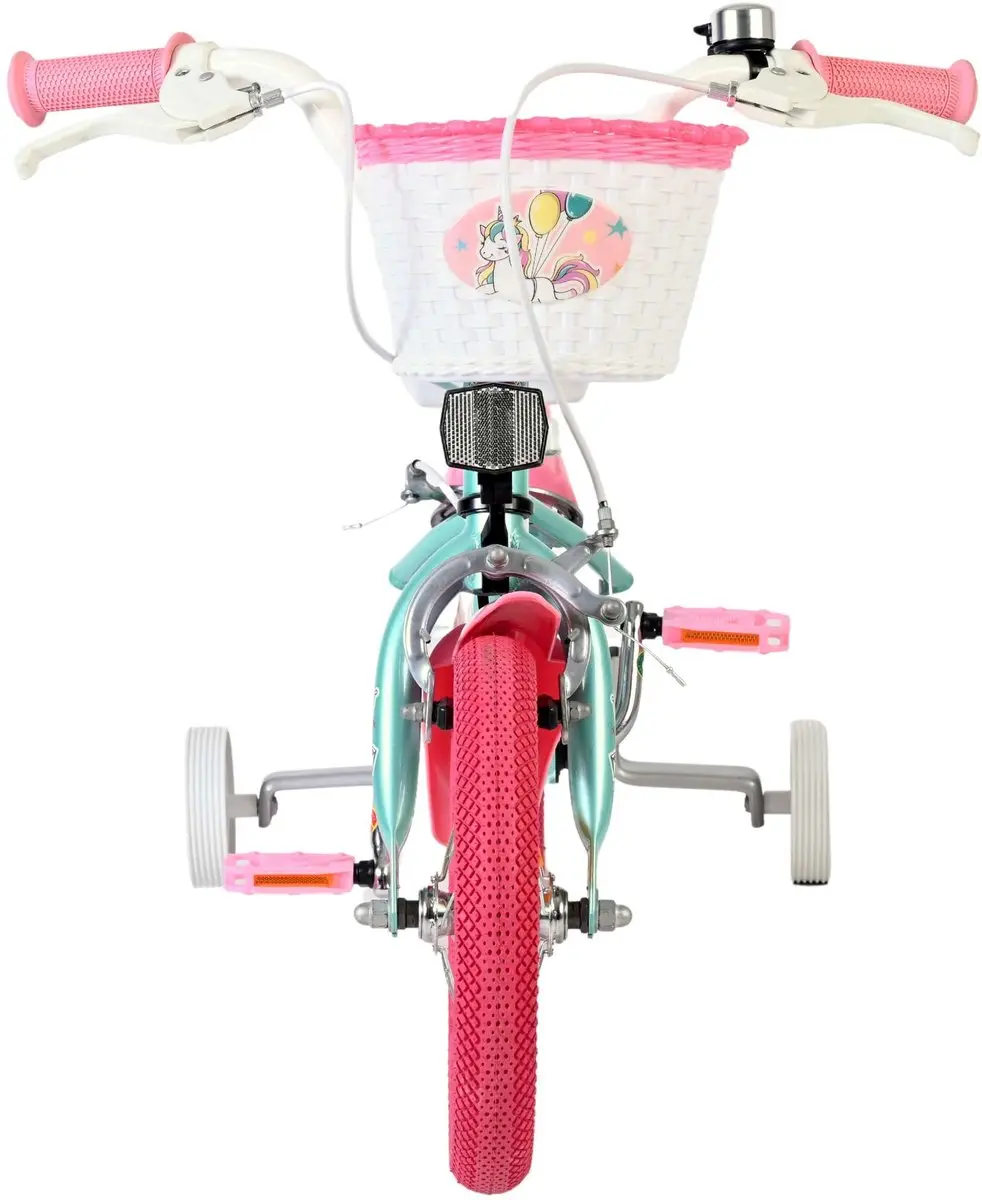Volare Unicorn Kinderfiets 12 inch - Groen - 1 Versnelling