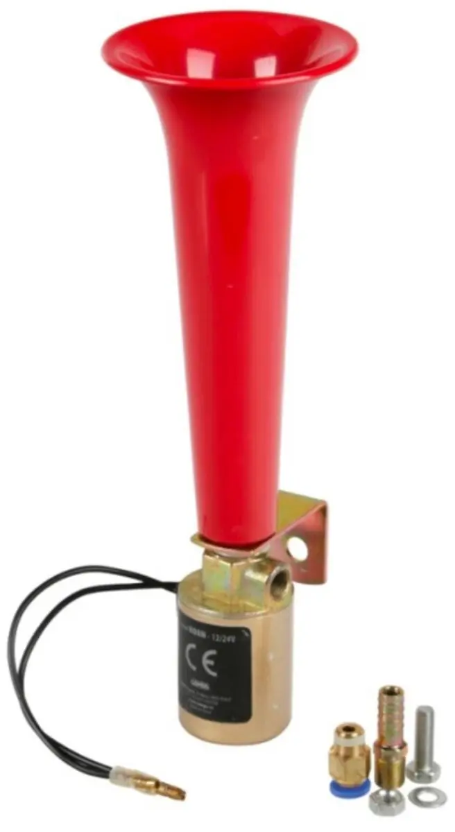 Lampa Elektropneumatische Hoorn 12/24V 8A - Rood