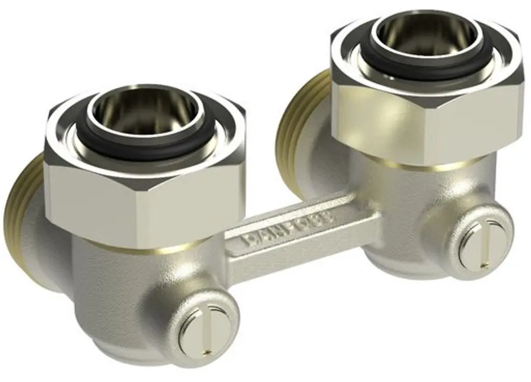 Danfoss RLV-KB Universele Koppeling 3/4" Hoek