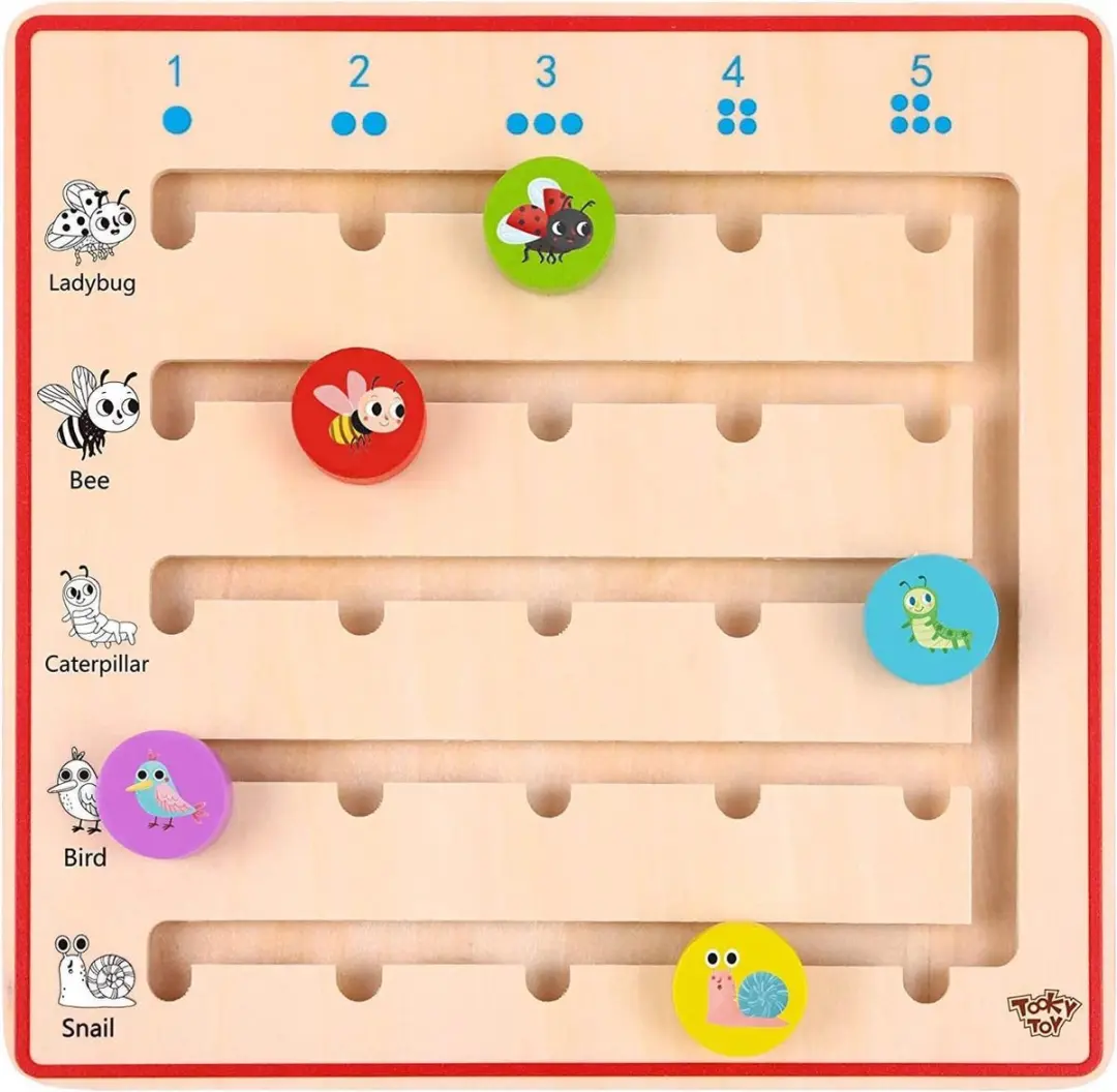 Tooky Toy Vormenbord Junior Multicolor