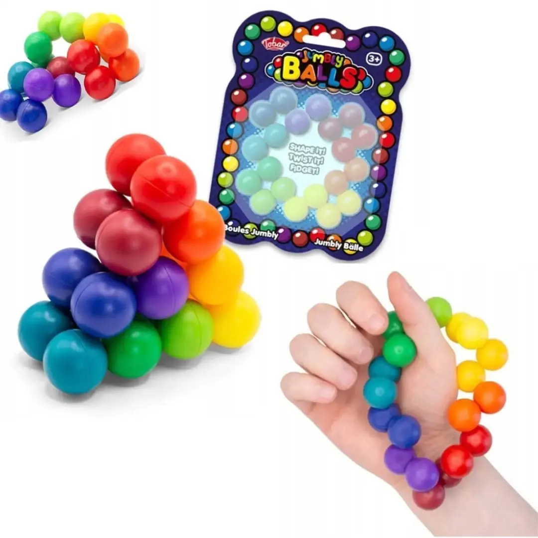 Jonotoys Rainbow Sensory Friemelspeelgoed