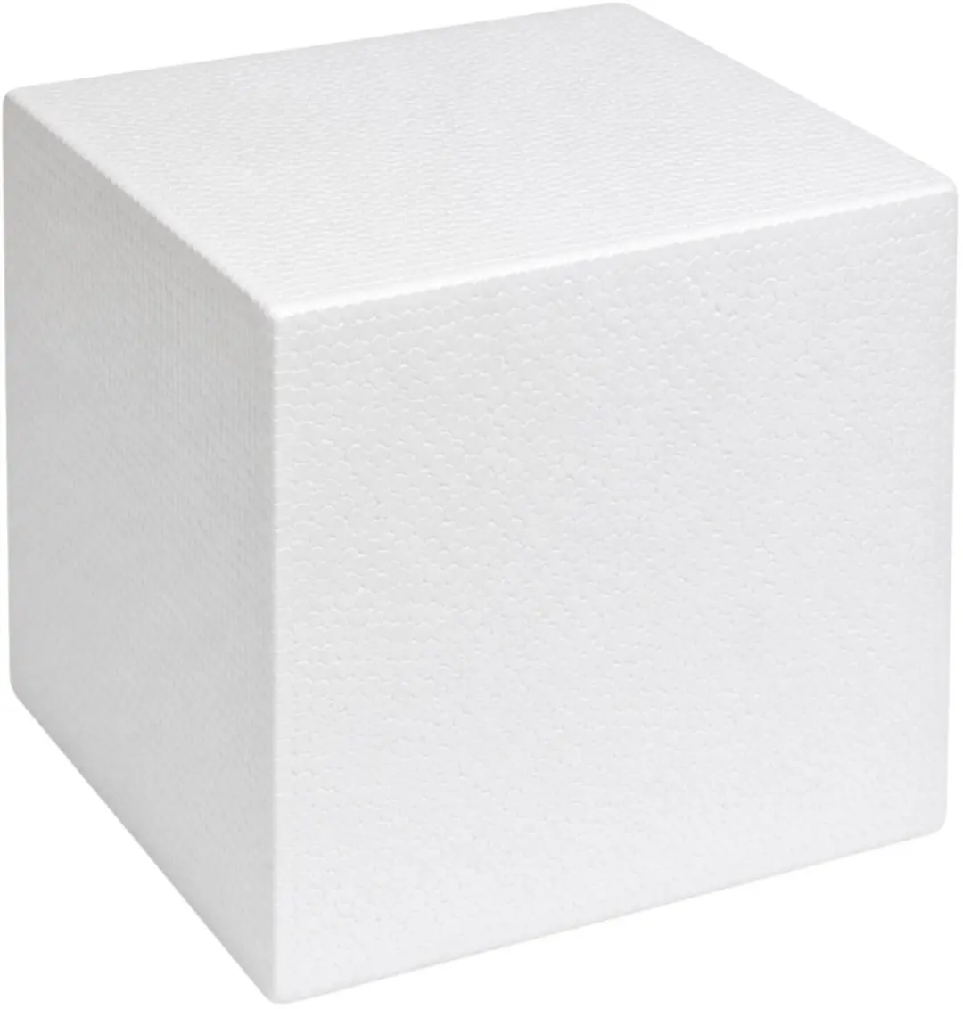 Bellatio Design Piepschuim Kubus 2x - 25x25x25cm Wit