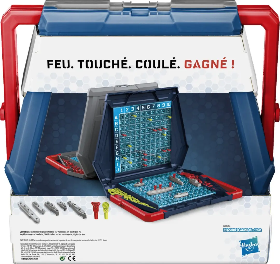 Hasbro Gaming Zeeslag Bordspel - 2 Spelers - afbeelding 6 van 6