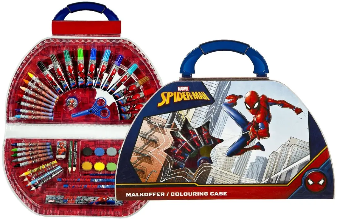 Spider-Man Tekenkoffer 51-delig - Multi Colour