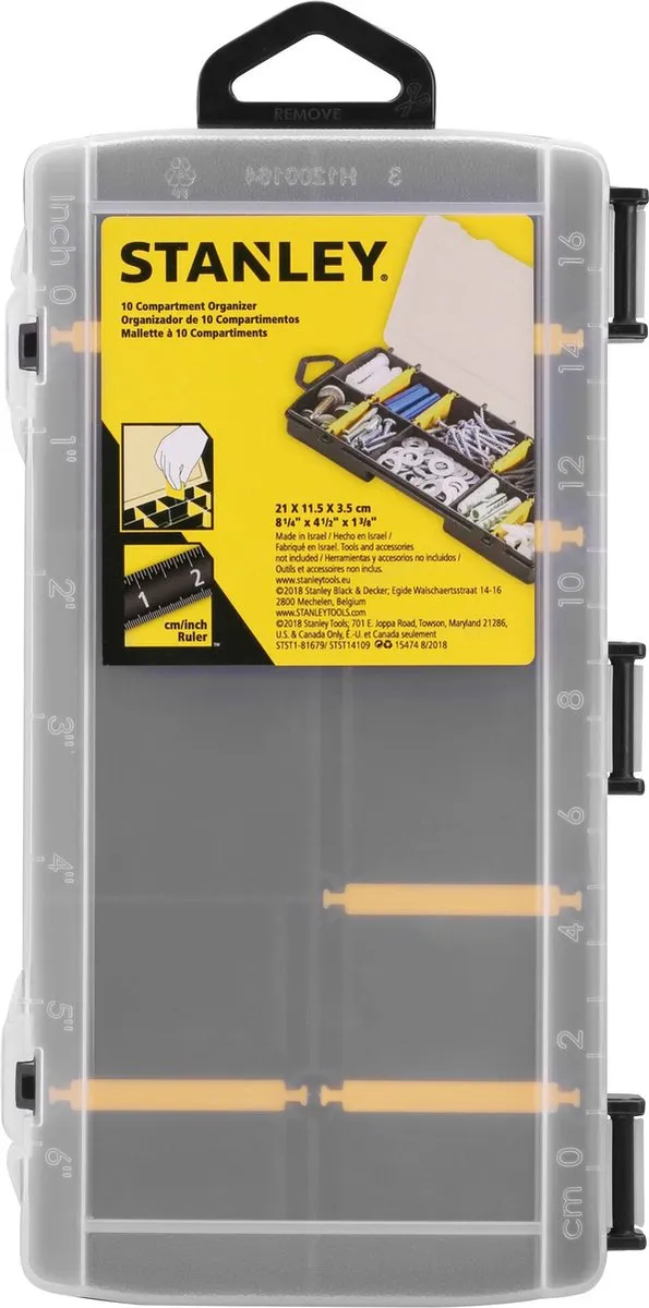Stanley Gereedschapskoffer Basic Organiser 10 vakken - STST81679-1