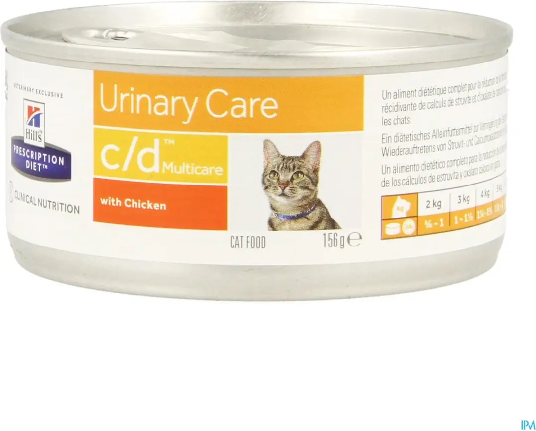 Hill's Prescription Diet Feline C/D Minced - 24 Stuks