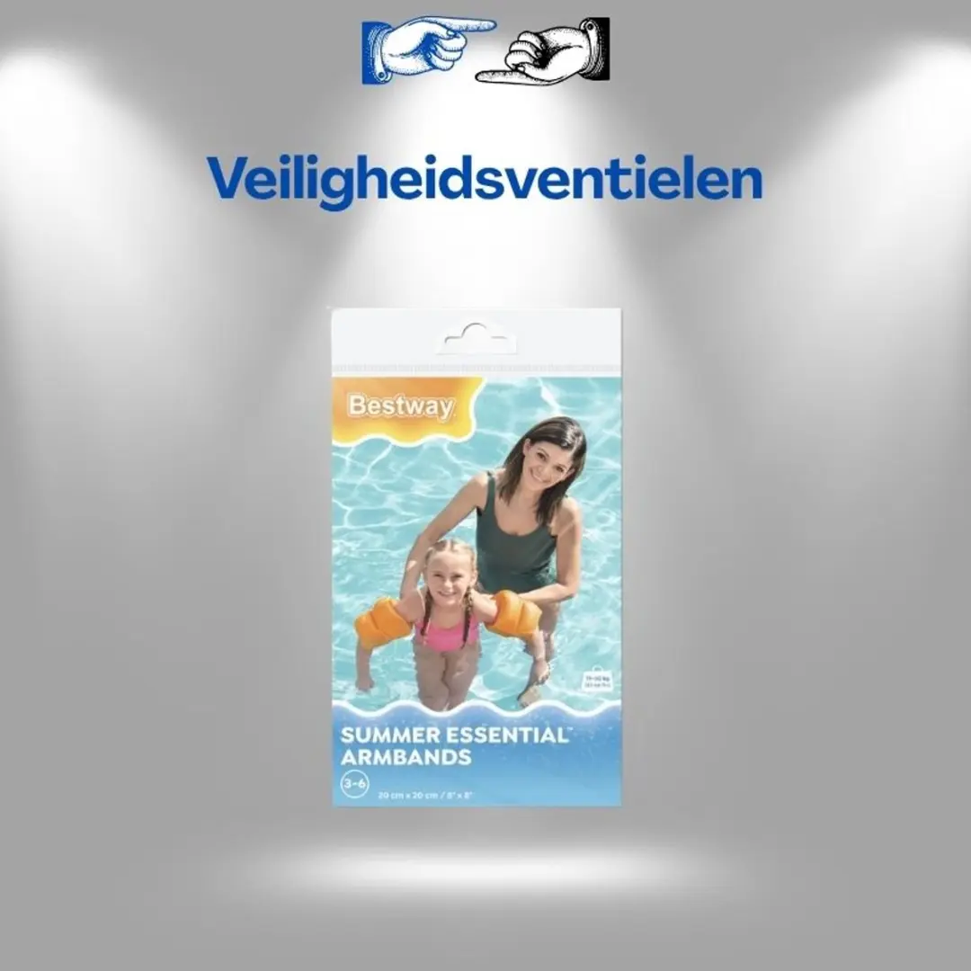 Bestway Zwemarmbanden 32005 - 20cm - Oranje