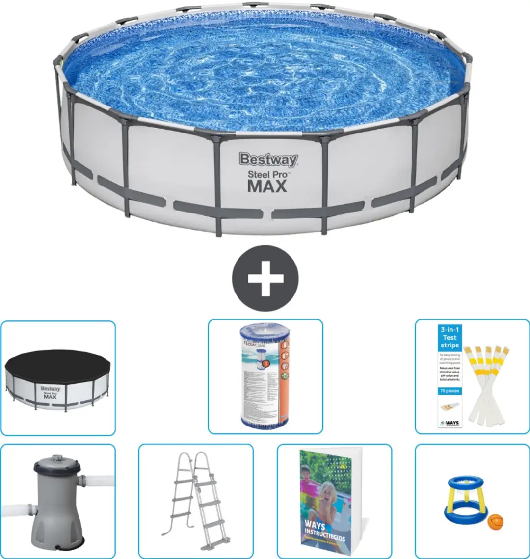 Bestway Steel Pro MAX Zwembad 457x107cm