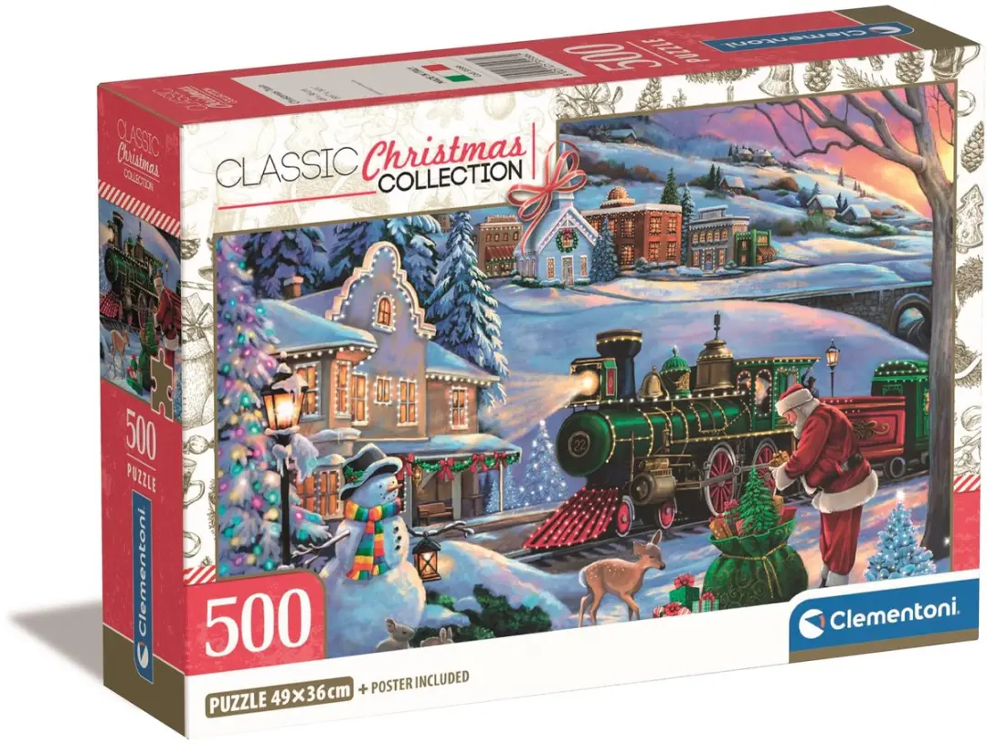 Clementoni Kersttrein Puzzel 500 Stuks