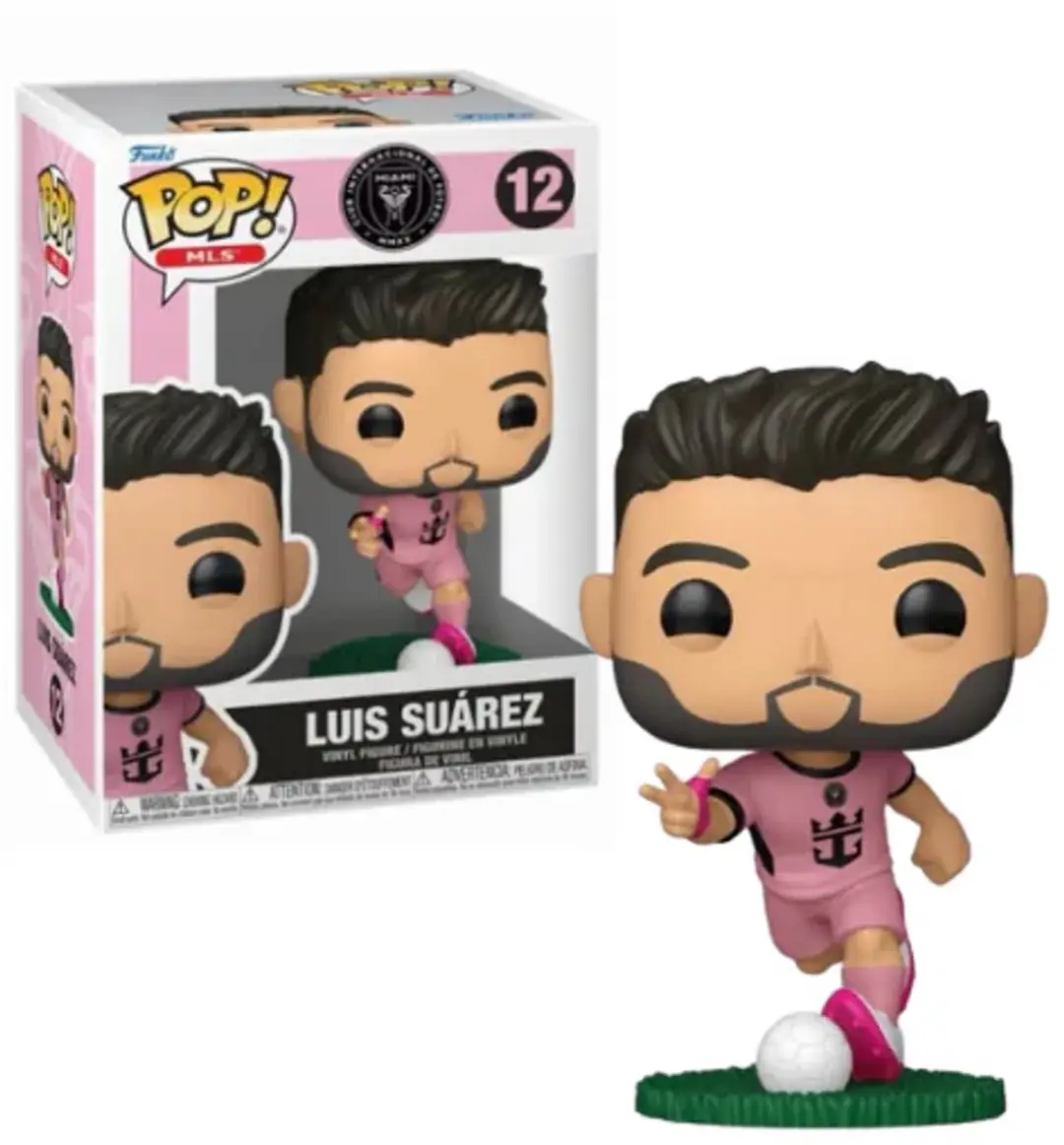 Funko POP! MLS Luis Suárez Inter Miami CF - FK94701 - 9cm - Roze