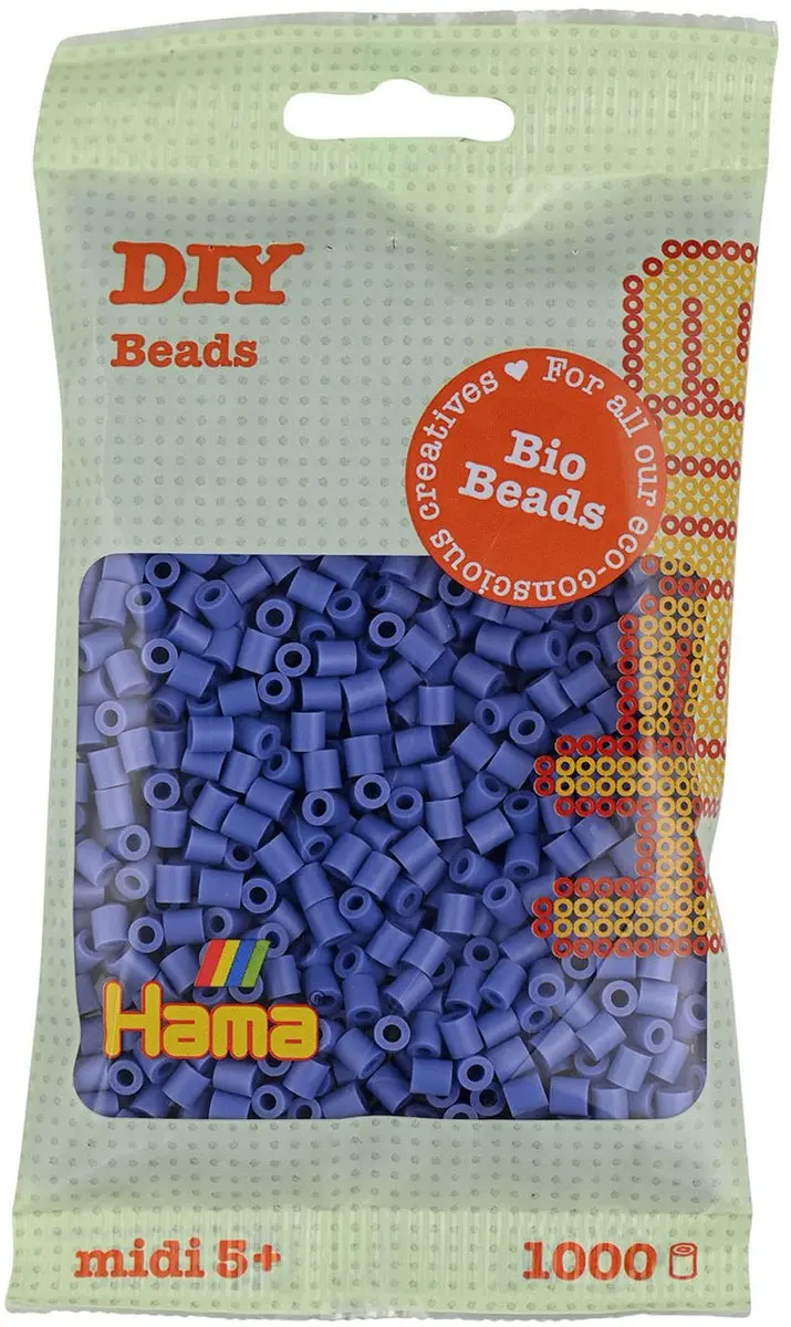 Hama Midi Bio Strijkkralen Lavendelpaars 1000 Stuks