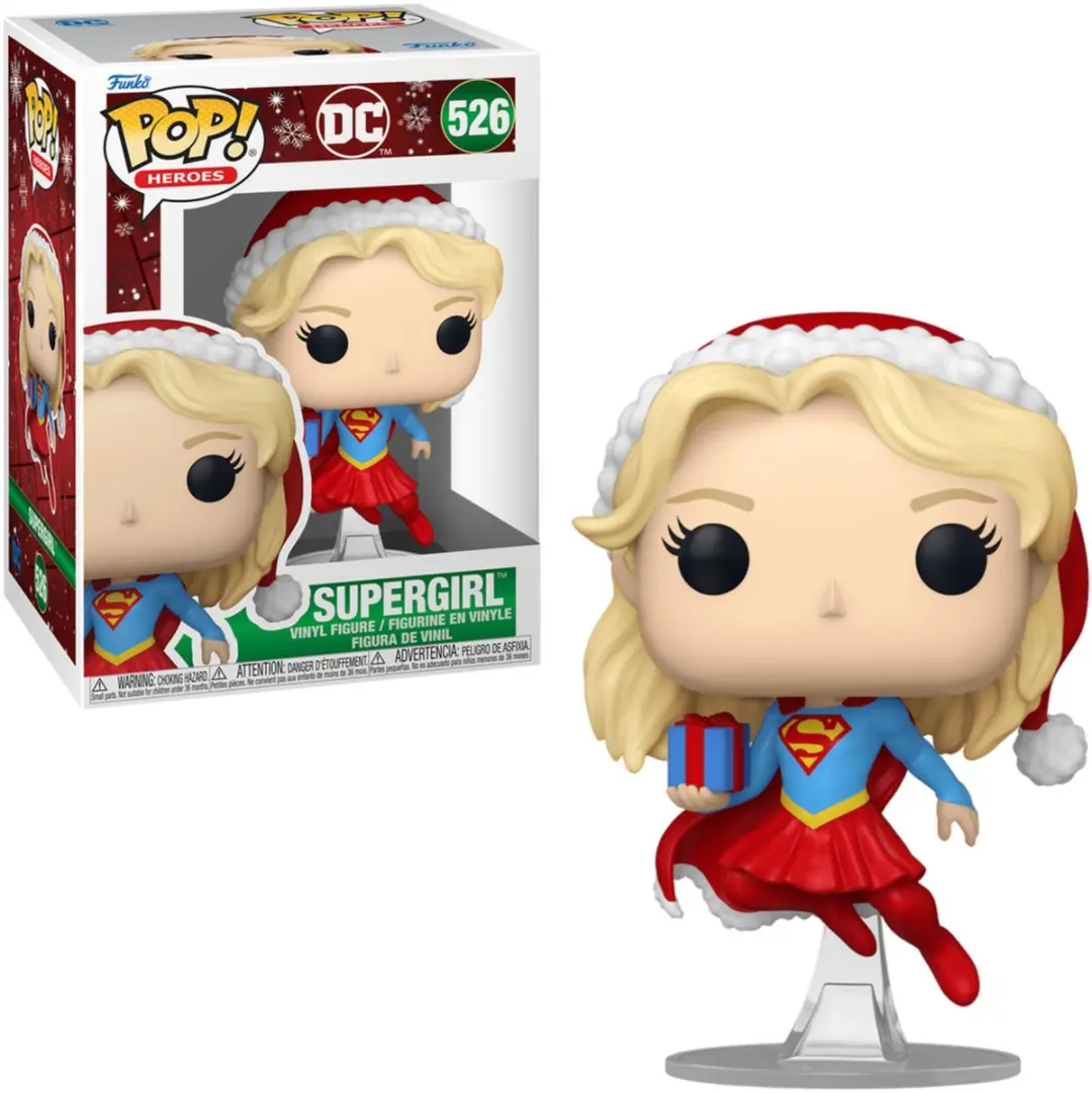 Funko Superman Supergirl Holiday 24 Pop! Vinylfiguur 526