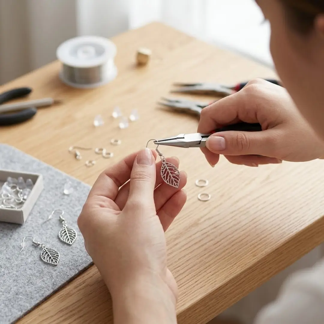 NUVEX Zilverkleurige Oorbellen DIY Set - 300 Stuks