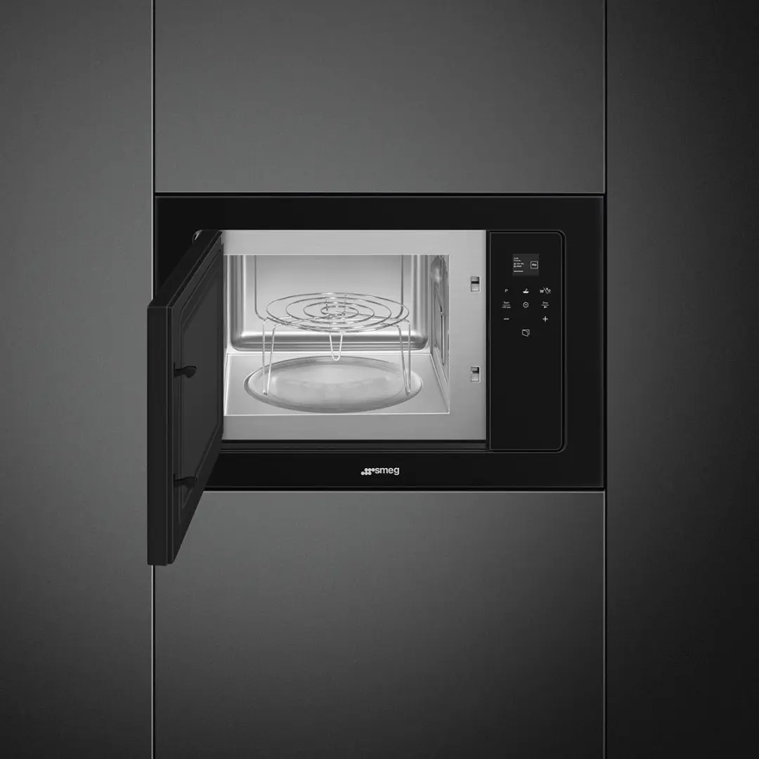 Smeg FMI120B3 Magnetron - 20L 800W Grill - Zwart