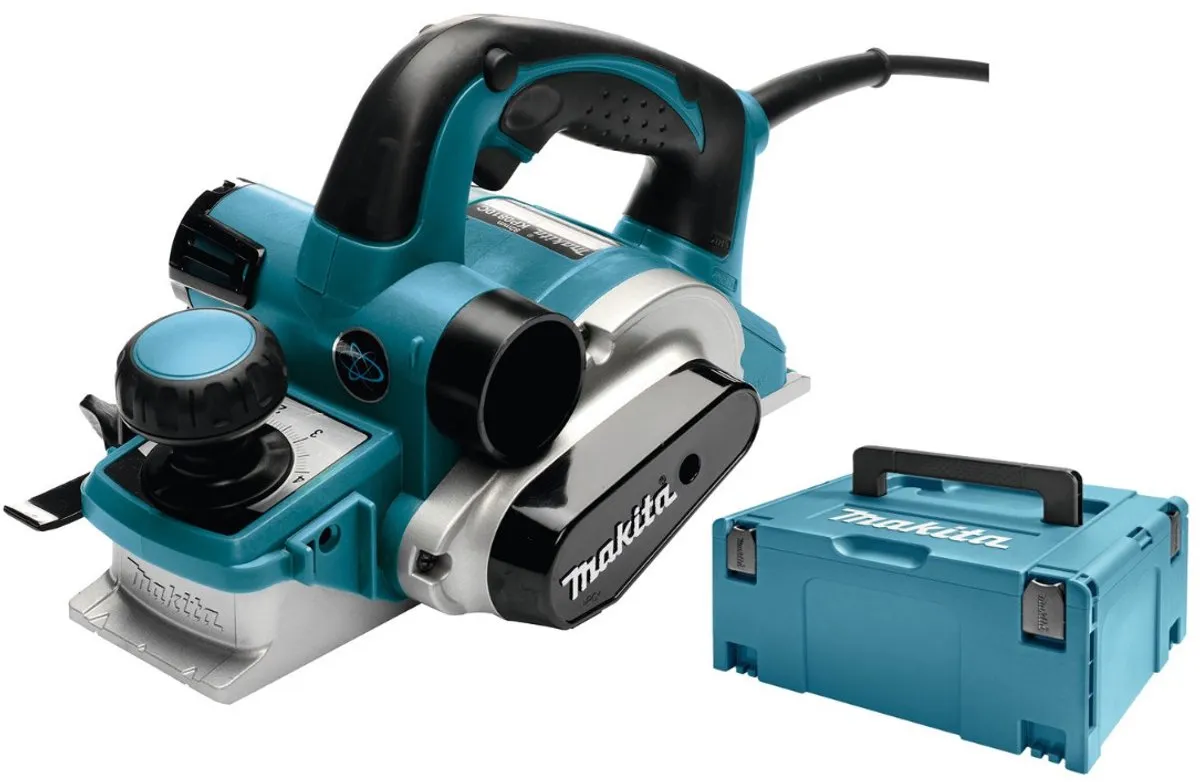 Makita KP0810CJ Falzhobel 1100W - Blauw/Zwart