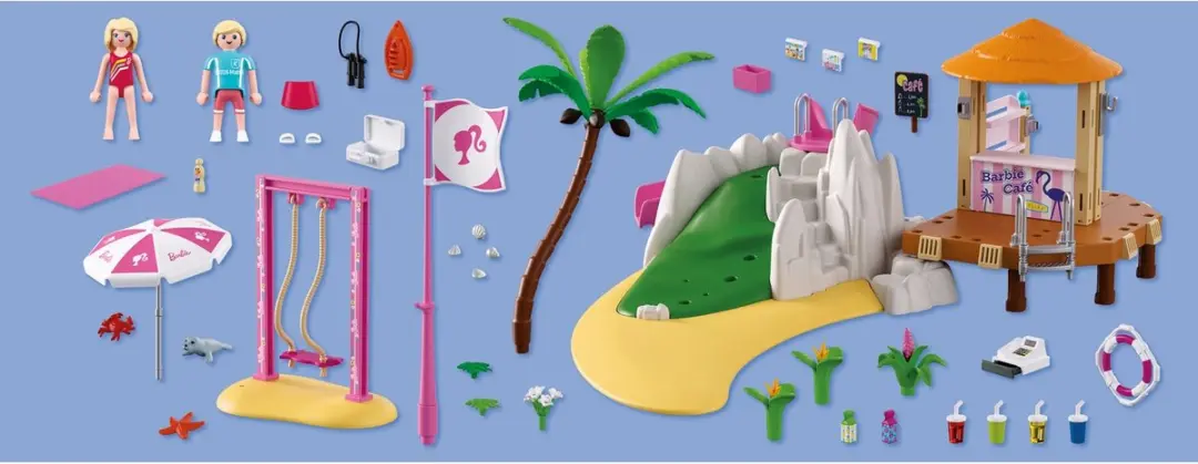 Playmobil Barbie Beach Bouwspel - 136 Stuks - Multicolor
