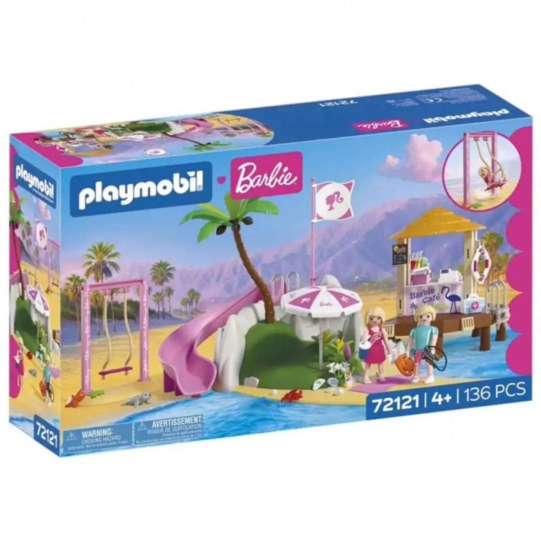 Playmobil Barbie Beach Bouwspel - 136 Stuks - Multicolor