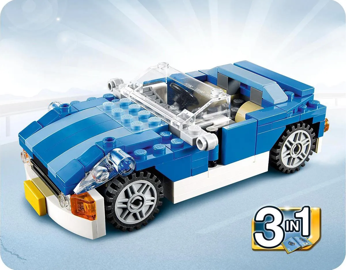 LEGO Creator Blauwe Sportwagen 6913 - 152 Stukken