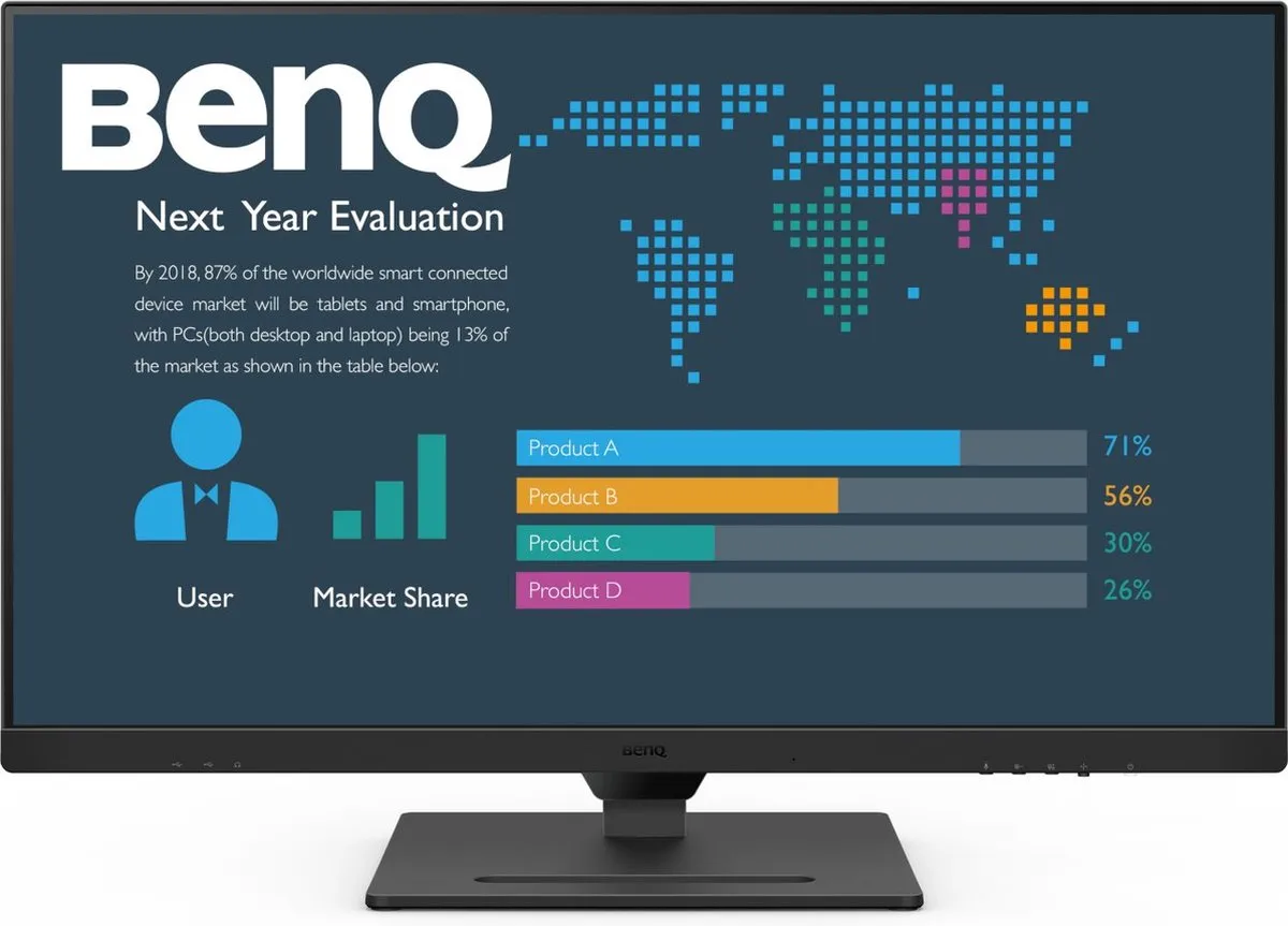 BenQ BL3290QT Monitor 32" Quad HD 75Hz - Zwart - afbeelding 6 van 6