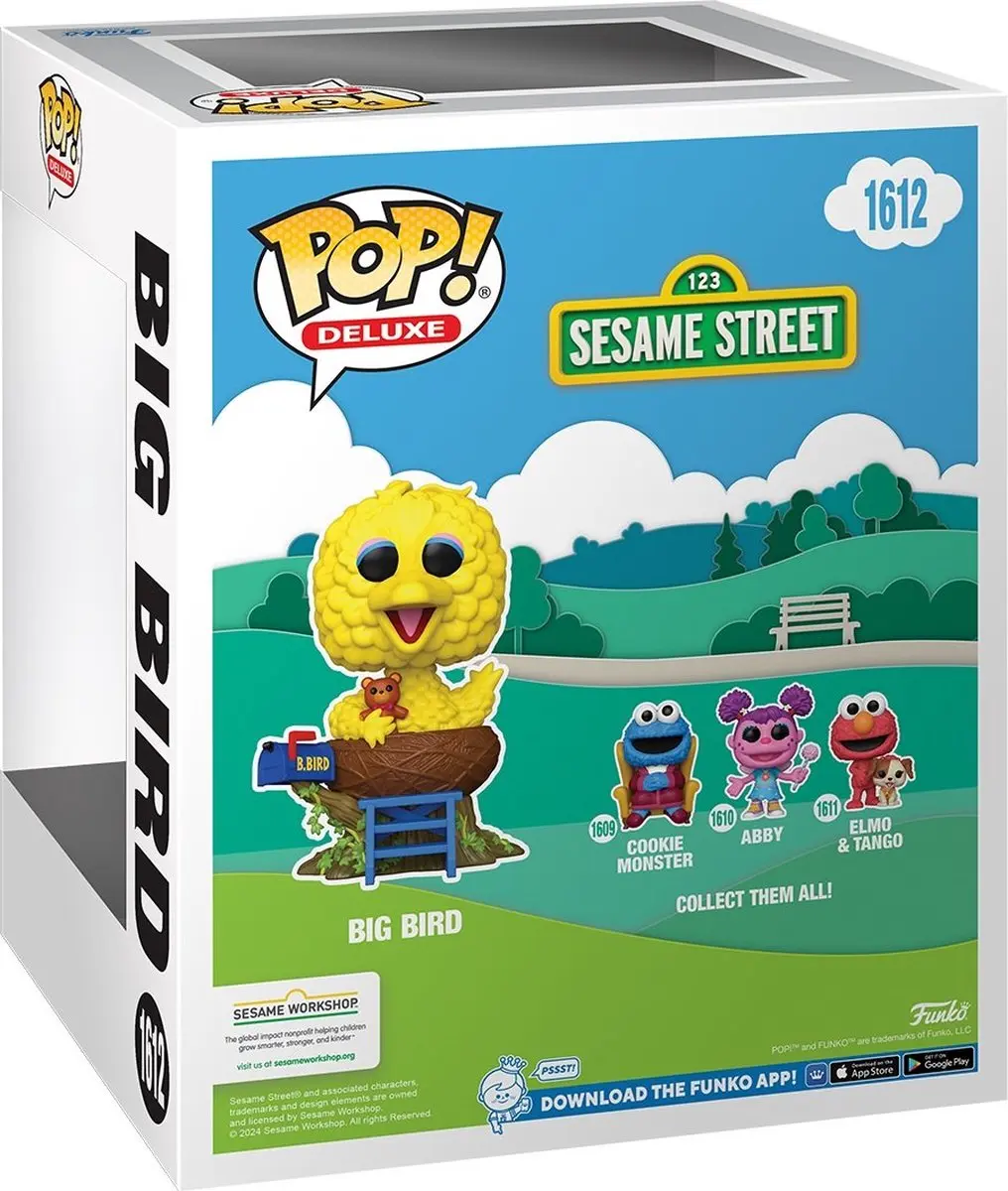 Funko Pop Deluxe Sesame Street Big Bird #1612 - Multi