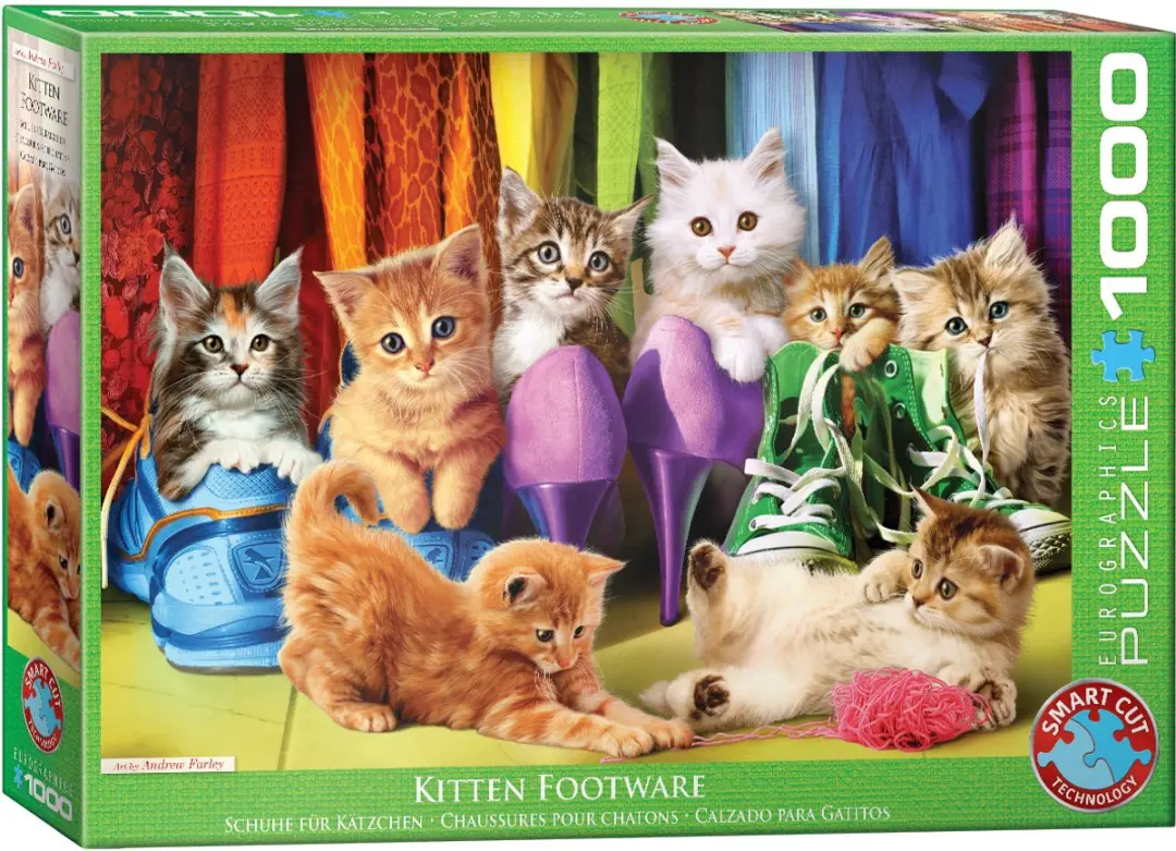 Eurographics Kittentrots Legpuzzel 1000 Stuks