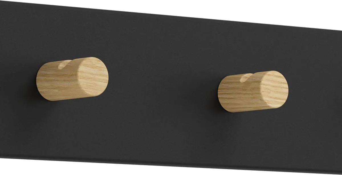 Eglo Civitate Kapstok met Lamp LED 76cm - Zwart