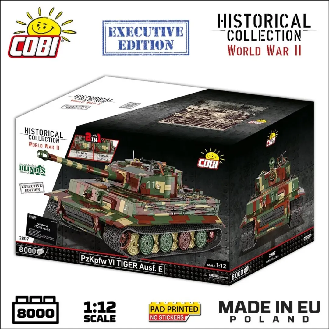 Cobi PzKpfw. VI Tiger Ausf. E 8000 Stenen
