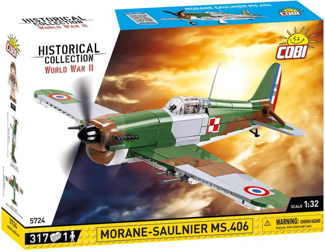 Cobi WW2 Morane Saulnier MS.406 1:32 Modelbouwpakket