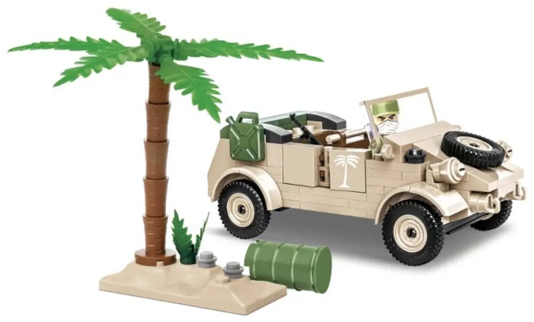 Cobi VW-82 Kubelwagen Bouwpakket - 195 Onderdelen - Beige