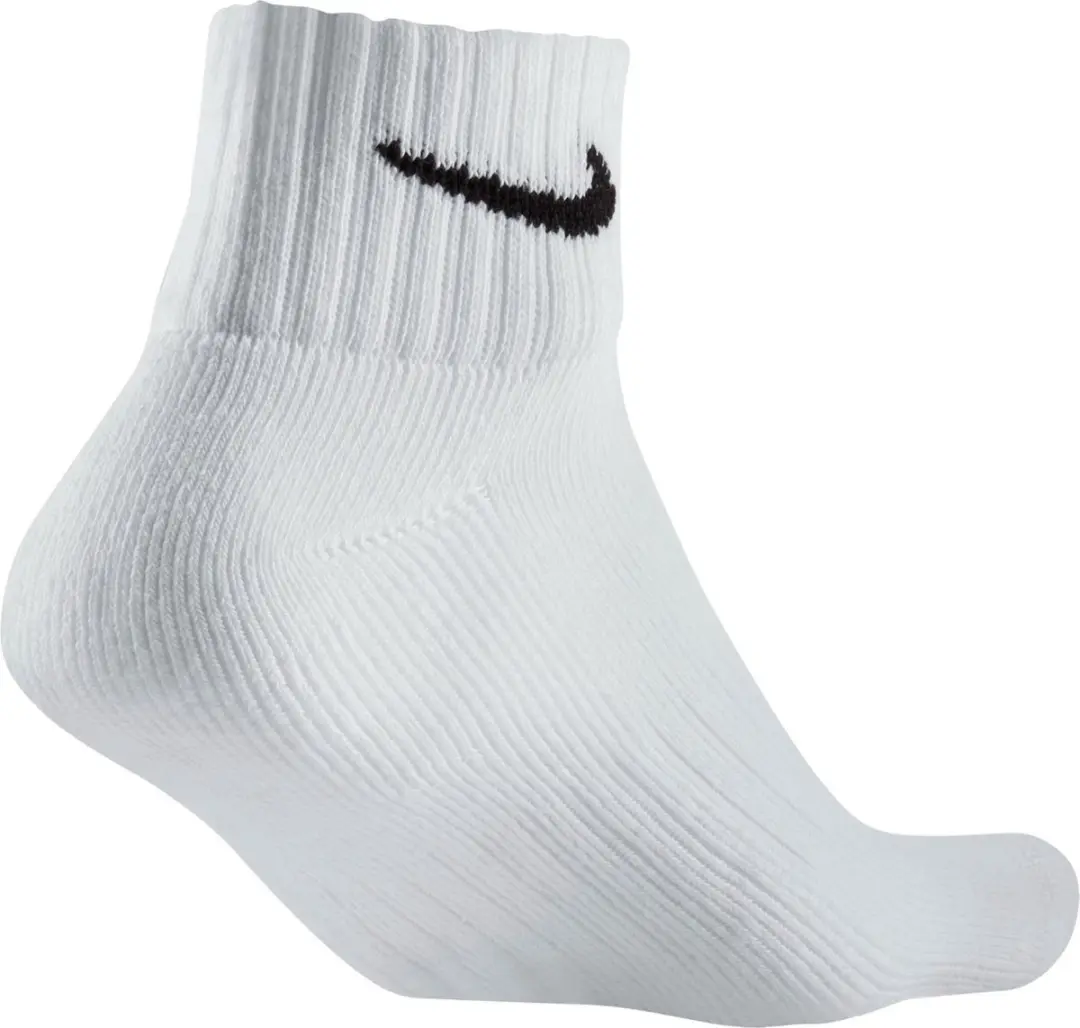 Nike Value Cotton Cushion Quarter Sportsokken SX4926-101 - 3 Paar - Maat 38-42
