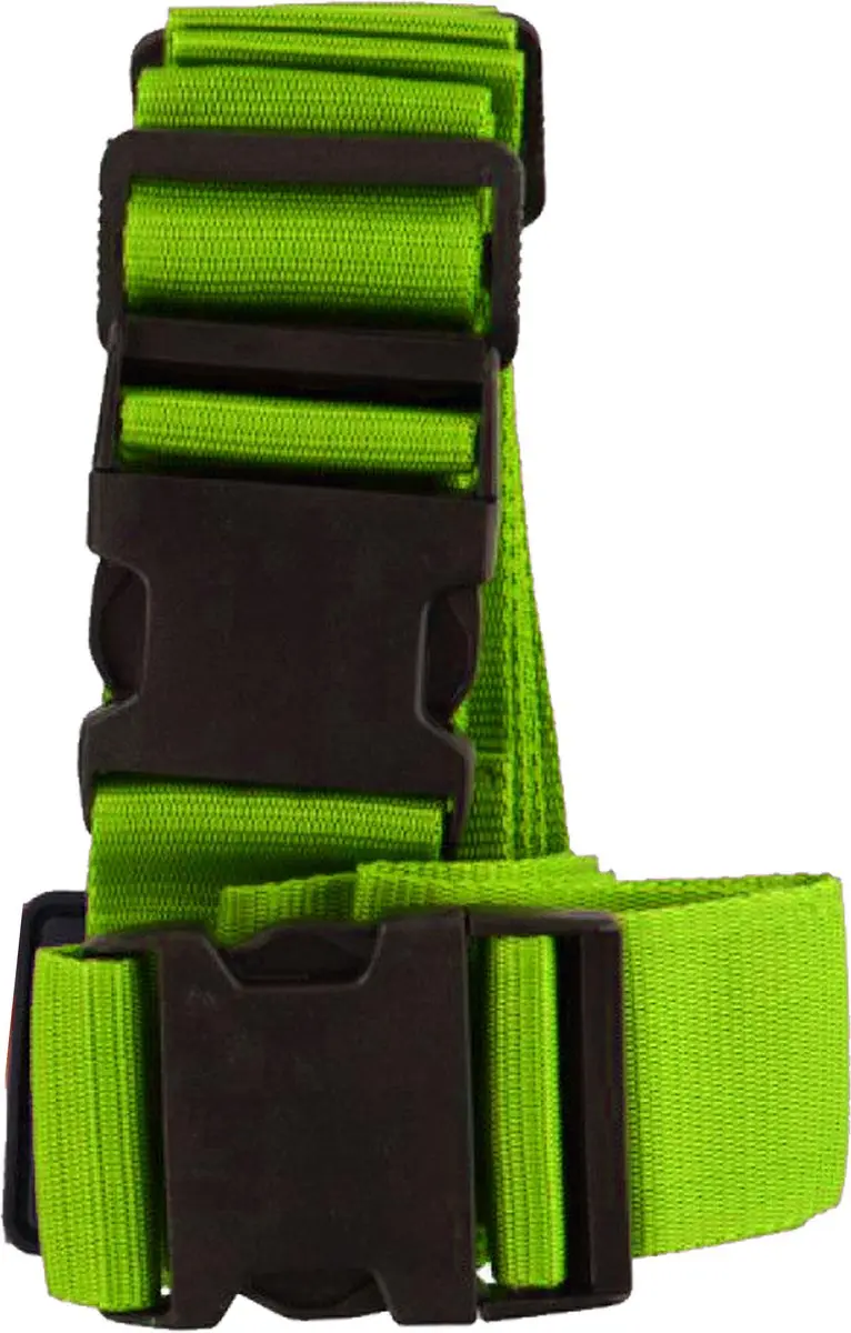 Dunlop Kofferriemen - 4 Stuks - 190cm x 5cm - Groen