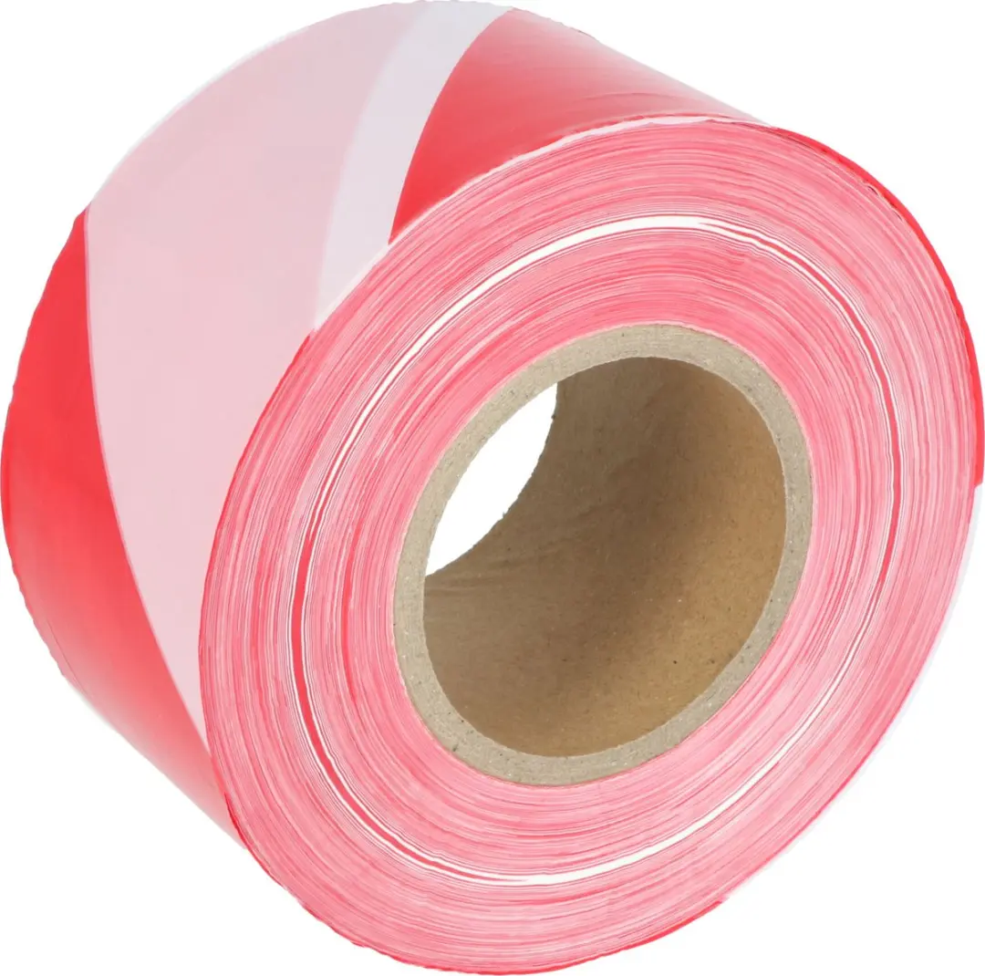Carpoint Afzetlint 80mm x 500m - Rood/Wit