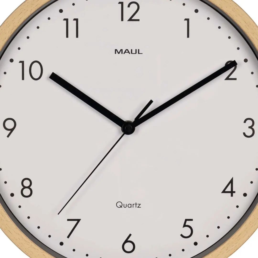 MAUL Wandklok MAULgrain Ø 31cm - Hout