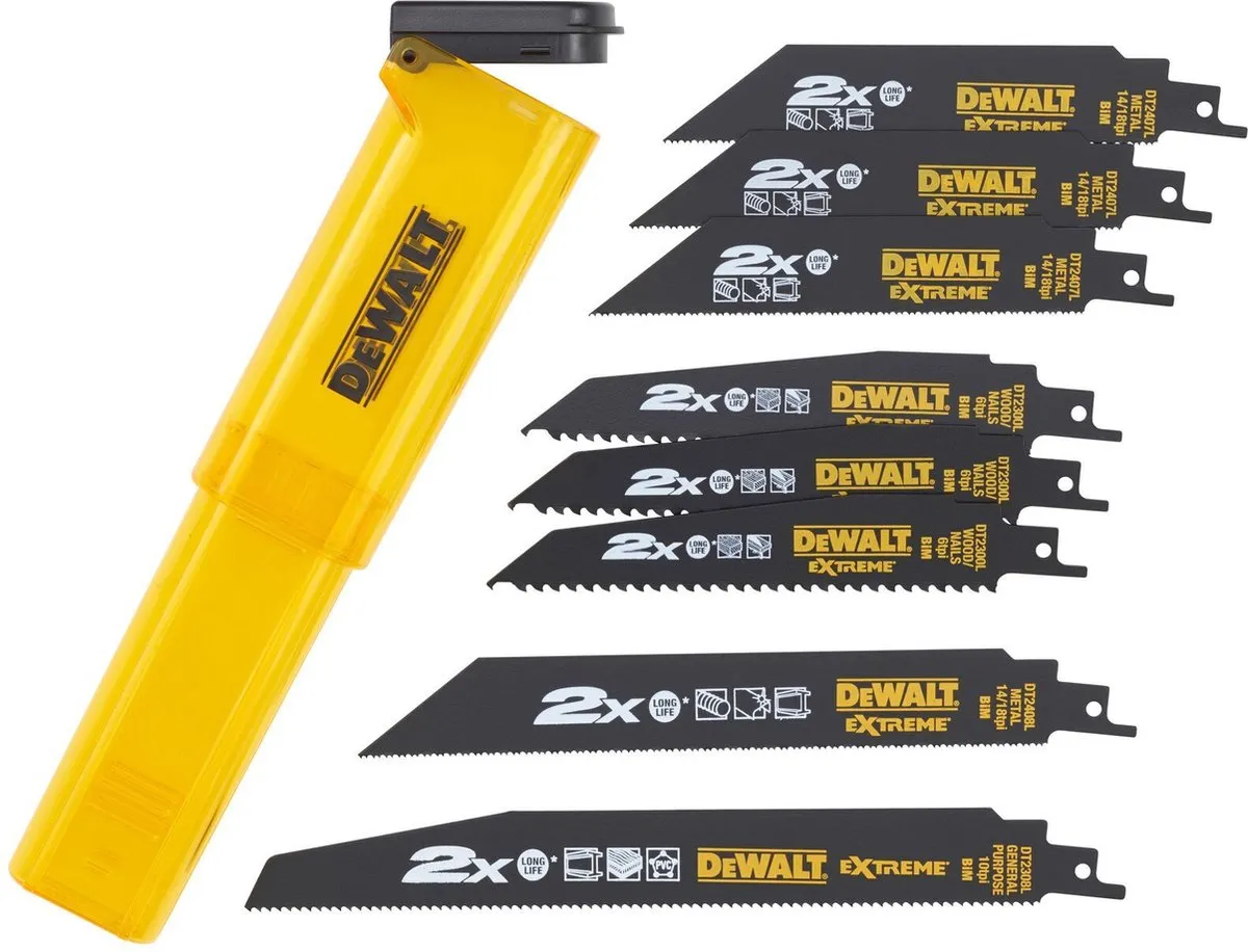 DeWalt DT2443L Reciprozaagbladen Set