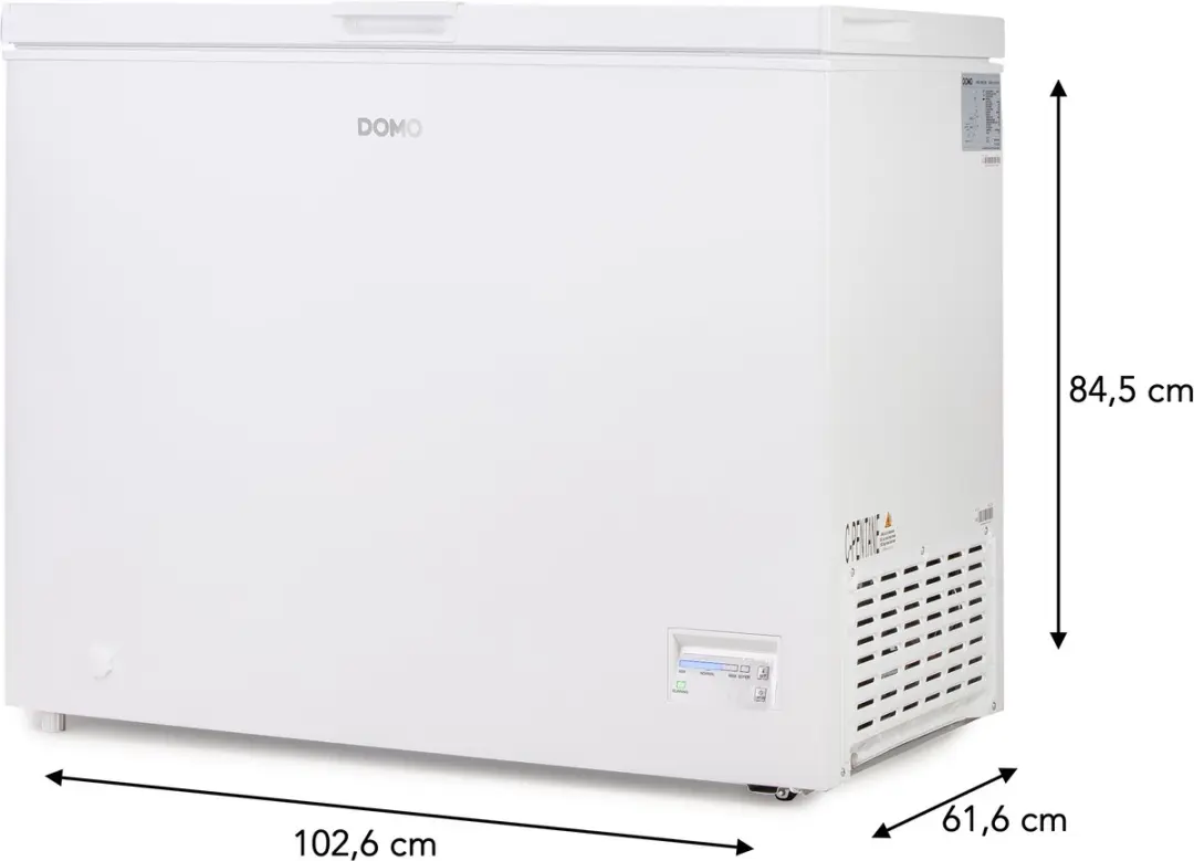 Domo DO91220F Diepvrieskoffer 198L - Wit