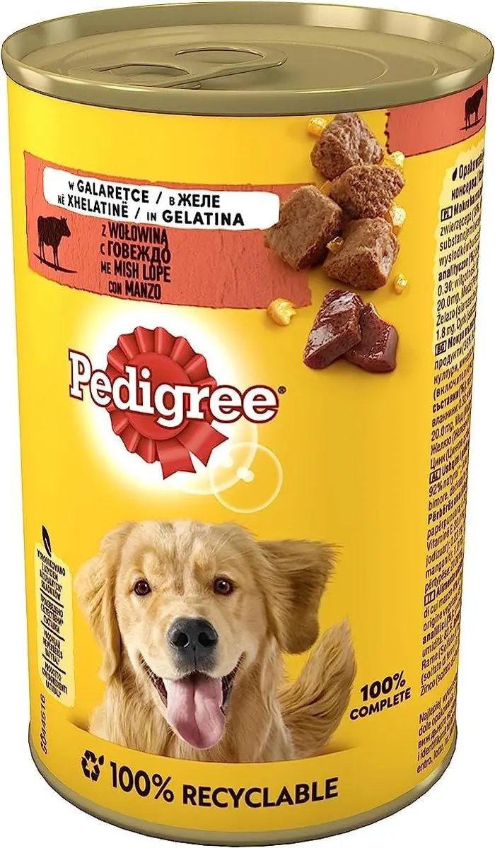 Pedigree Adult Gelei Rundvlees Hondenvoer