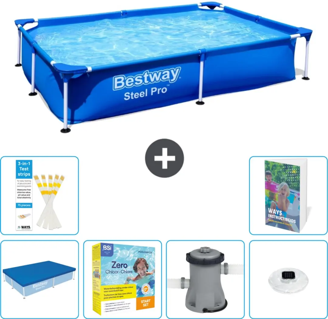 Bestway Steel Pro Zwembad 221x150cm