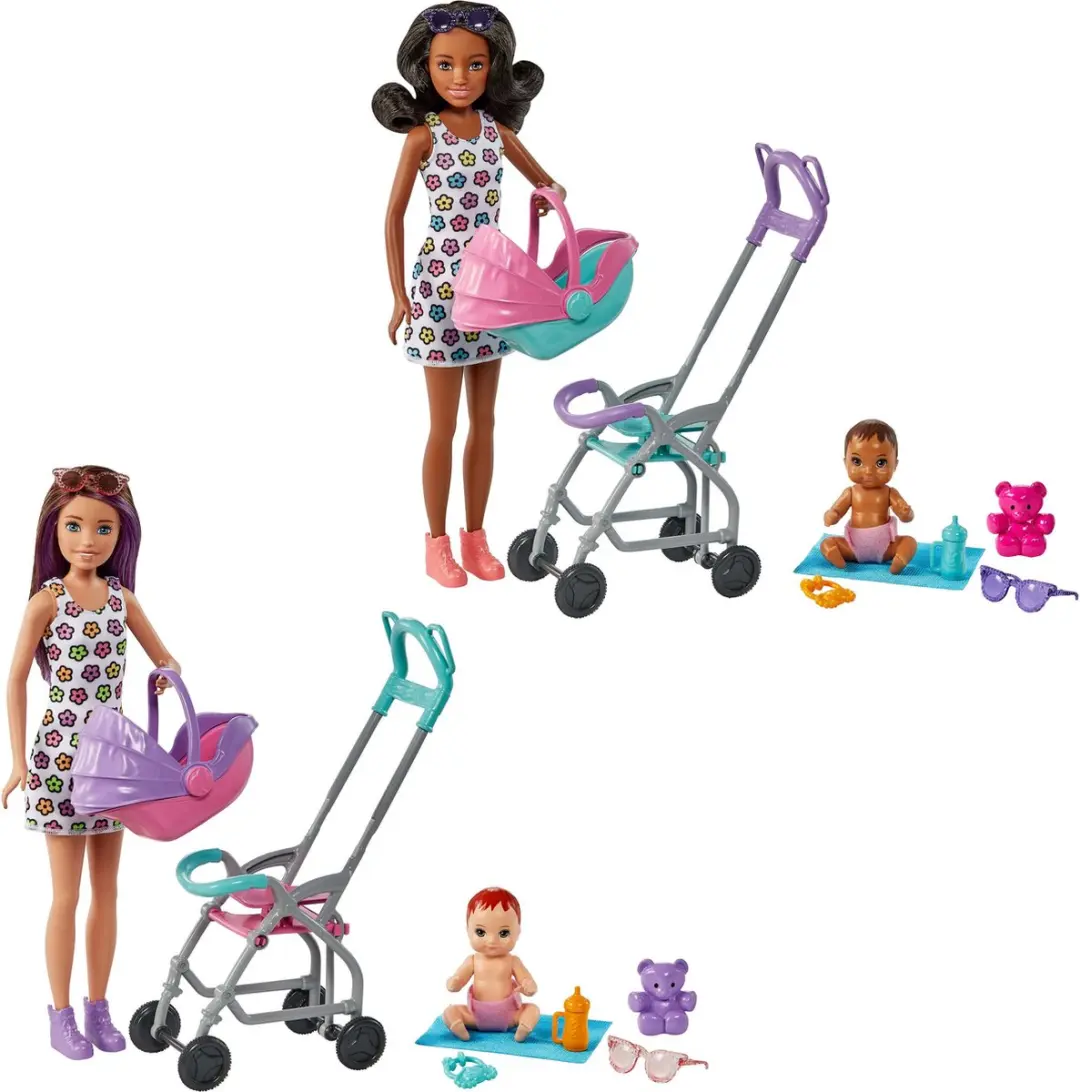 Barbie Skipper Babysitter Pop - Meerkleurig