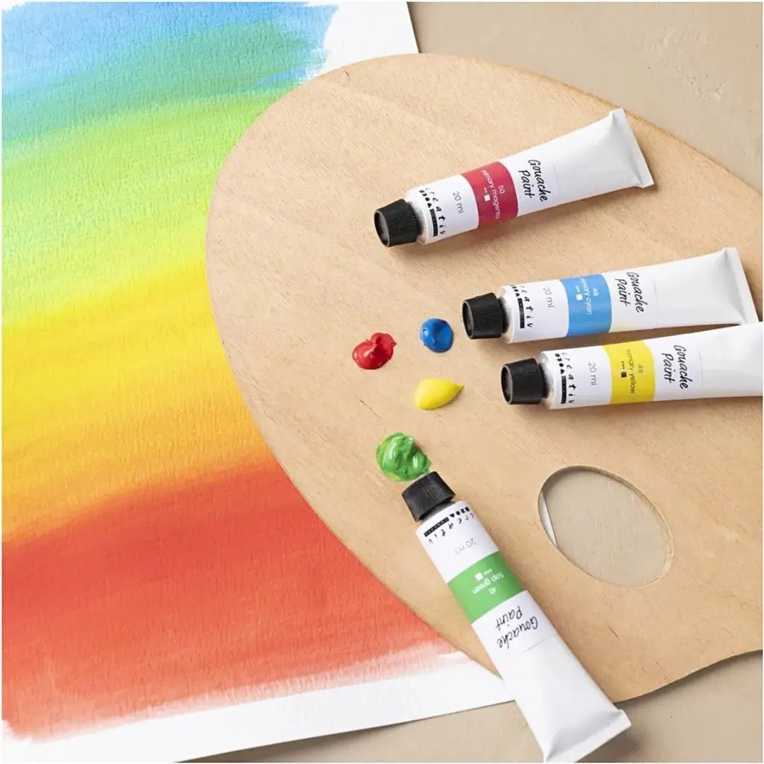 Creativ Company Gouacheverf Standaardkleuren 6x20ml