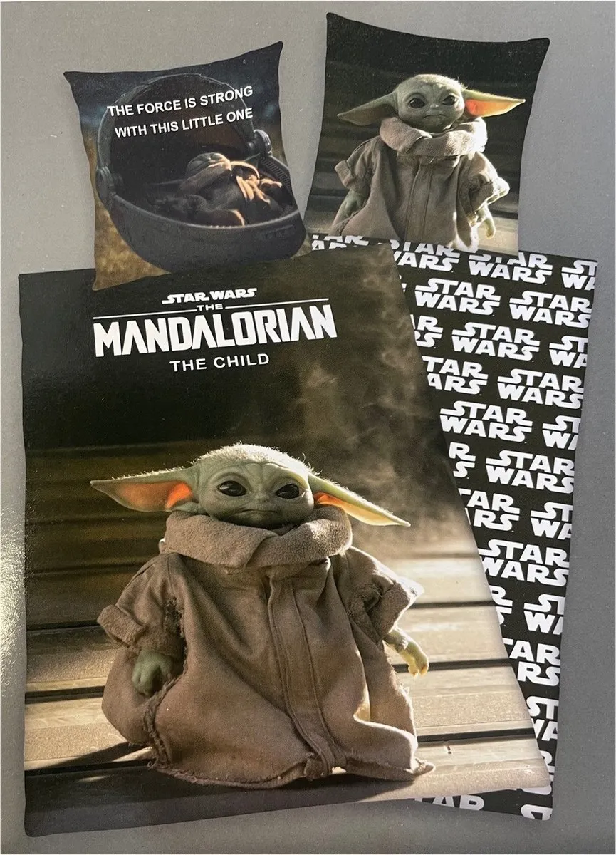 Star Wars Mandalorian Dekbedovertrek 140x200cm