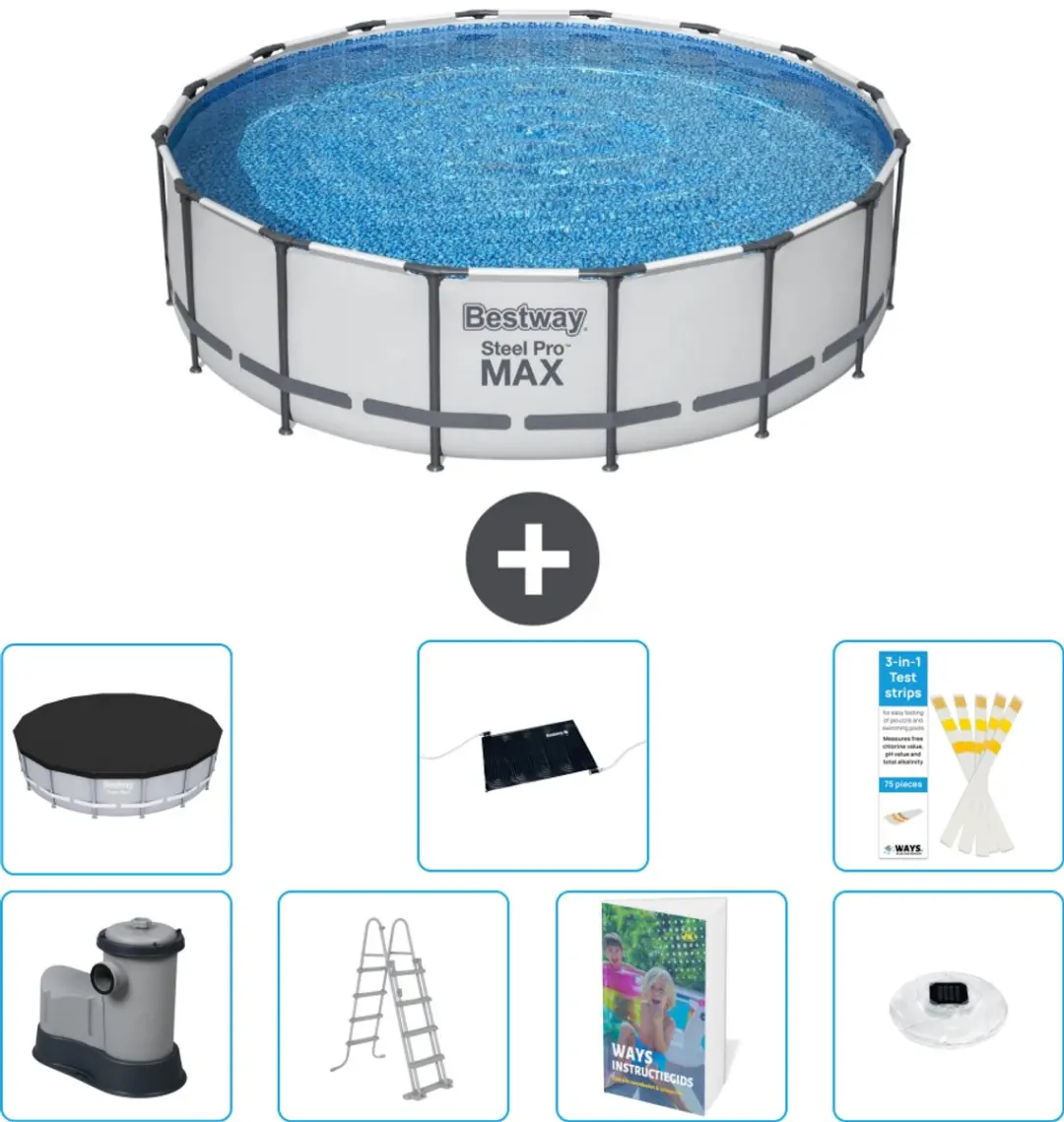 Bestway Steel Pro MAX Zwembad 488x122cm