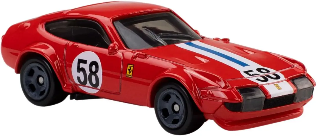 Hot Wheels Ferrari JLN12 Speelgoedauto Set - 5 Stuks Rood - afbeelding 6 van 6