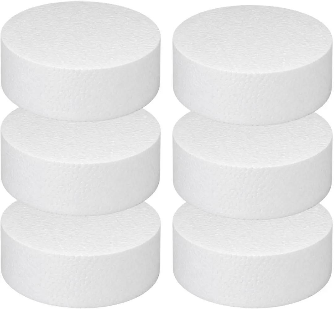 Bellatio Design Piepschuim Cirkel 6 Stuks