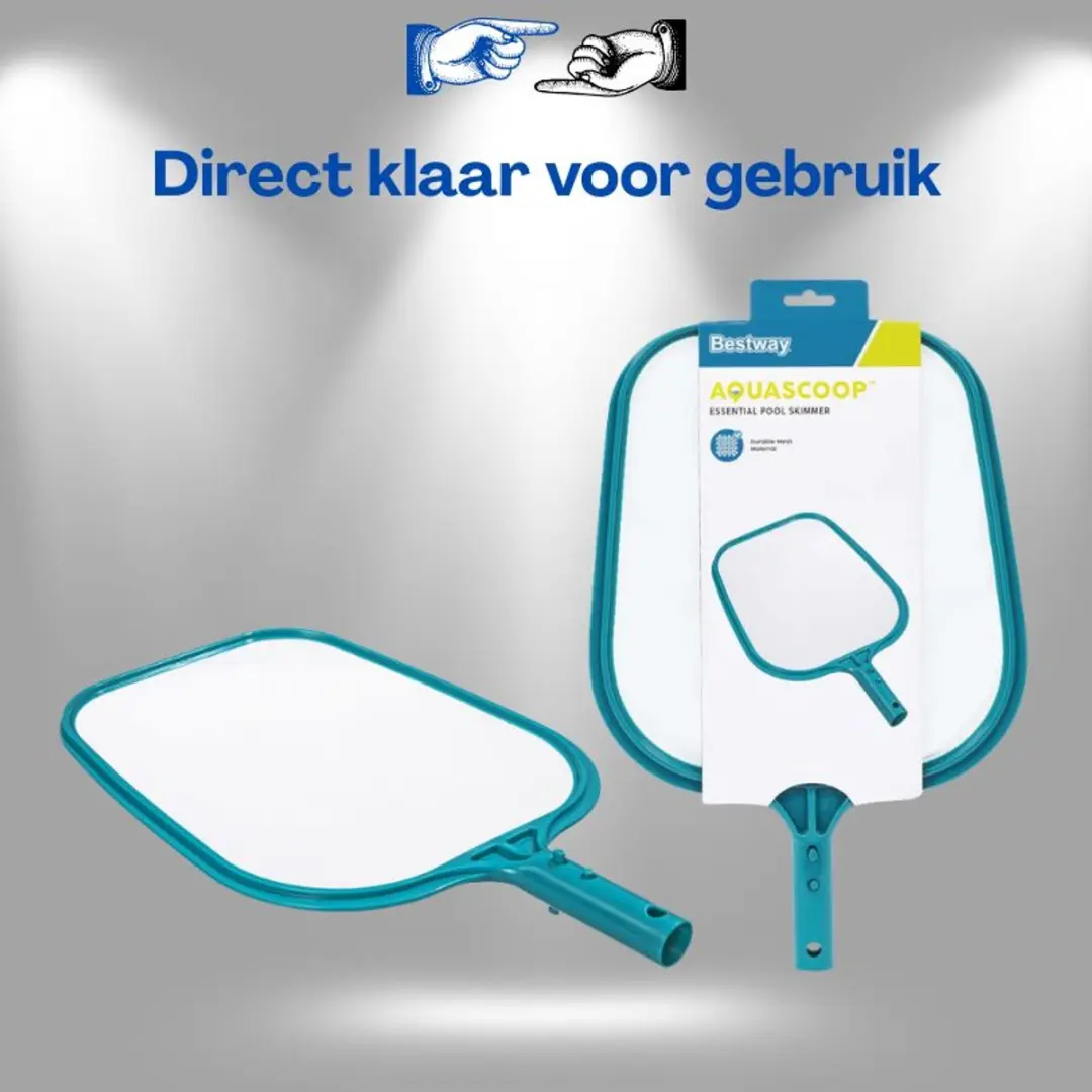 Bestway Zwembad Schepnet Set 58277 - Telescopisch - 29,5x32,5cm